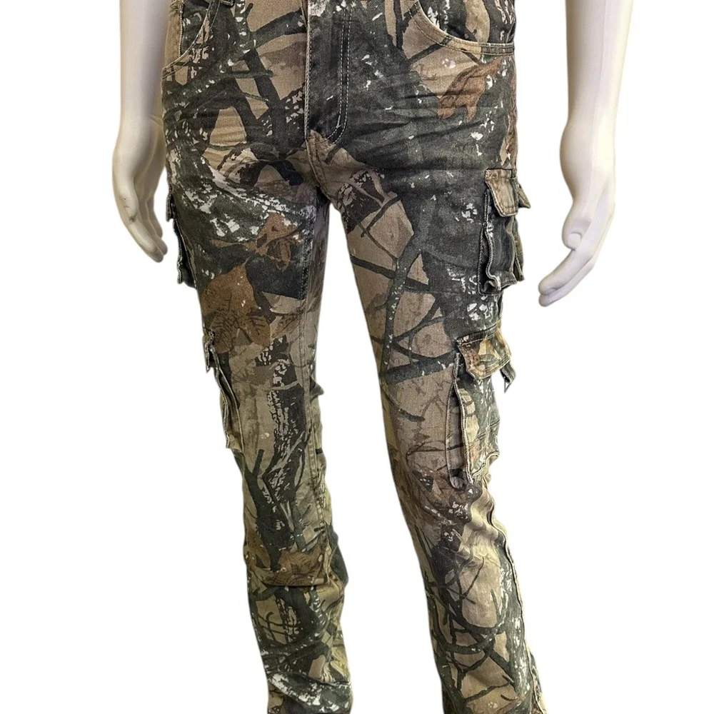 Vintage Camo Cargo Jeans - Picture 5 of 6